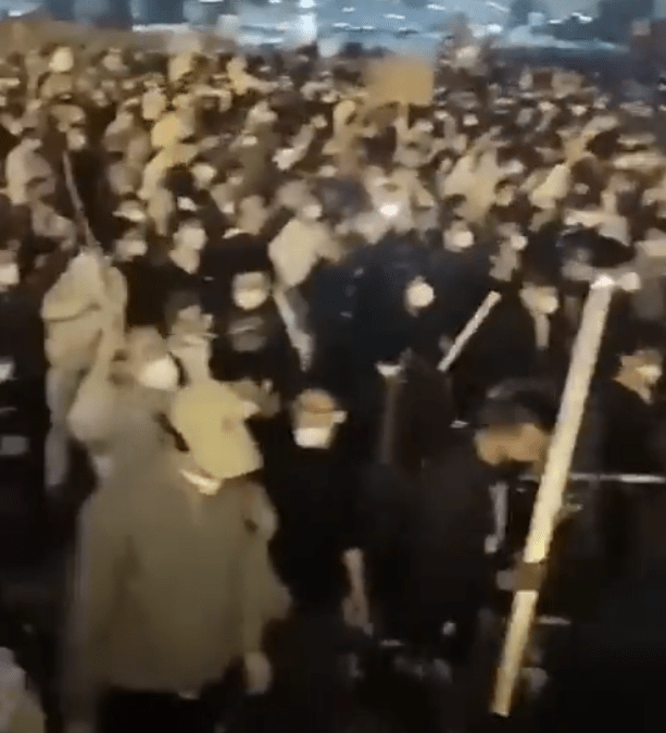 Mass Protest At Foxconn iPhone Facility In Zhengzhou,&nbsp;China.